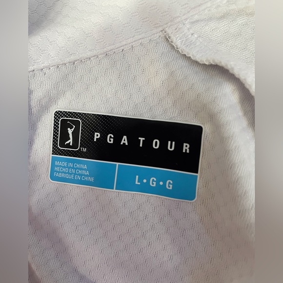 PGA Tour Ladies White 1/4 Zip Pullover, L - Picture 5 of 6